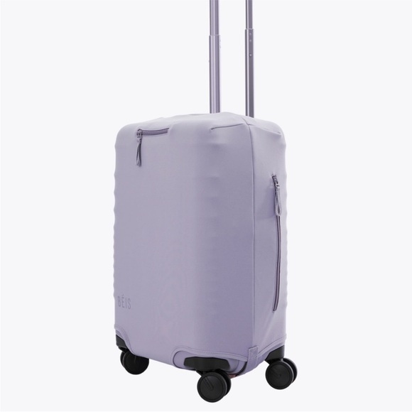 NWT BEIS The Carry On Lavender Luggage Cover - Picture 2 of 7